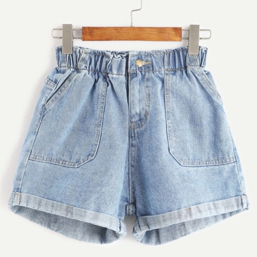 Blue shorts